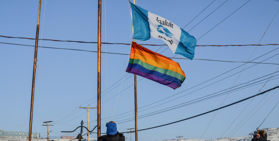 Iqaluit Raises a Rainbow Flag